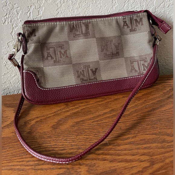 Texas A&M Aggies handbag purse from Sandol with strap - Picture 3 of 12
